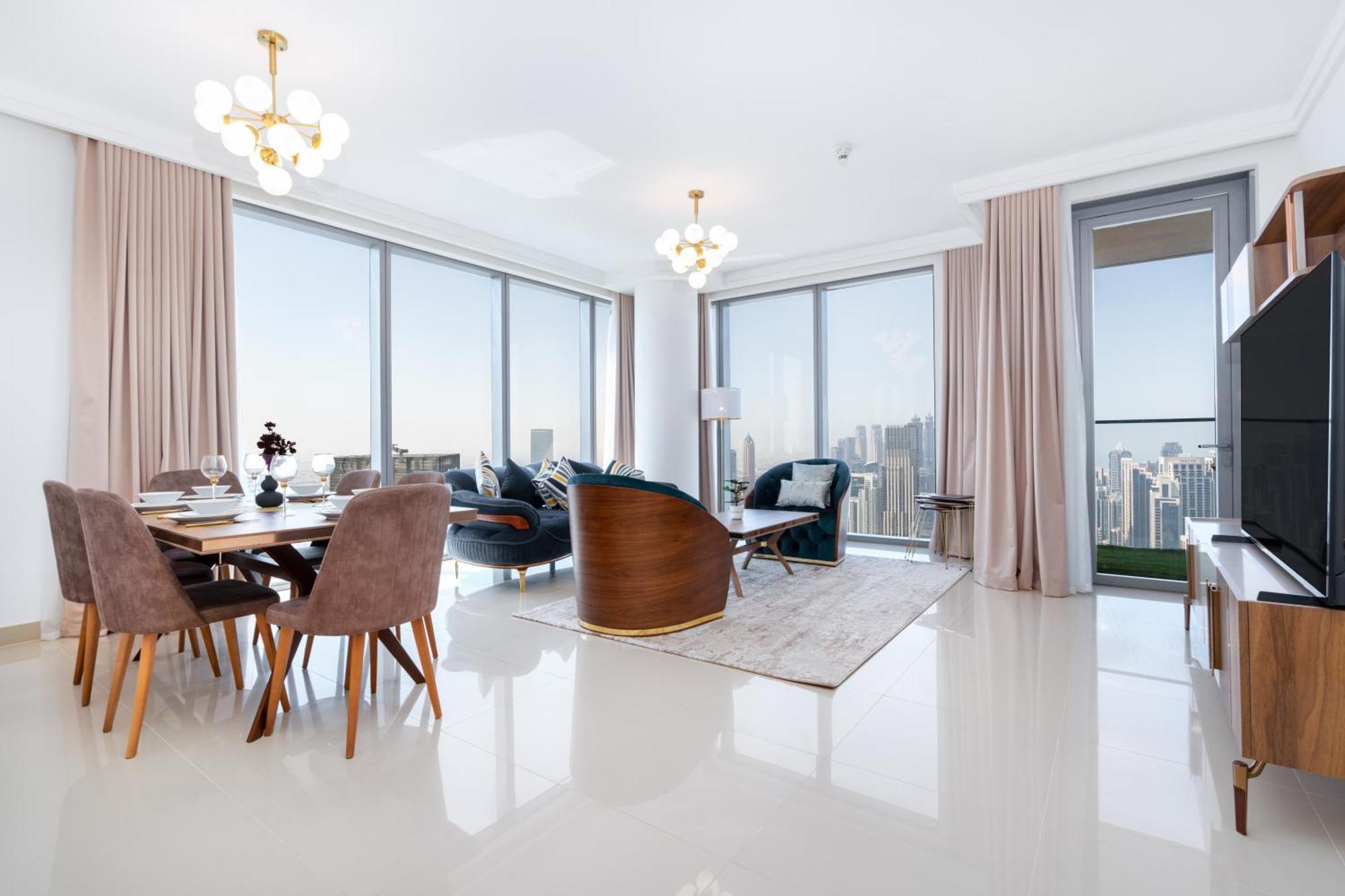 Lux Apt-Burj View Opp. Dxb Mall Dubai Exterior foto
